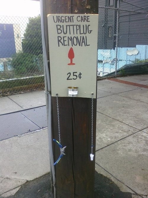 Buttplug removal machine