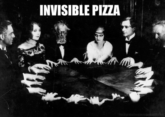 Invisible pizza