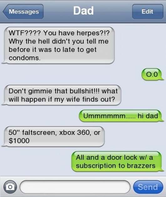 Busted dad