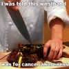 Cancer awareness wristband