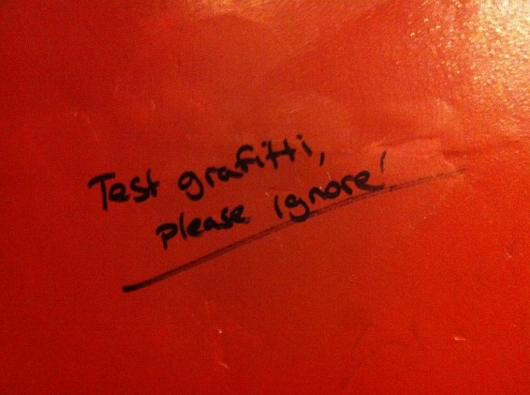 Test graffiti