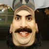 Borat upside down face
