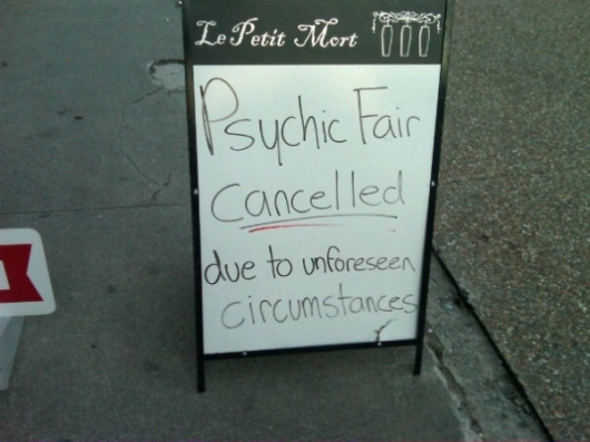Psychic fail