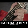 Fingering a minor