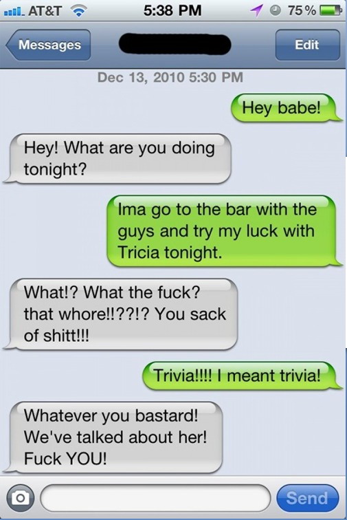 Try my luck with Tricia