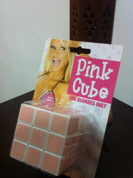 Pink cube