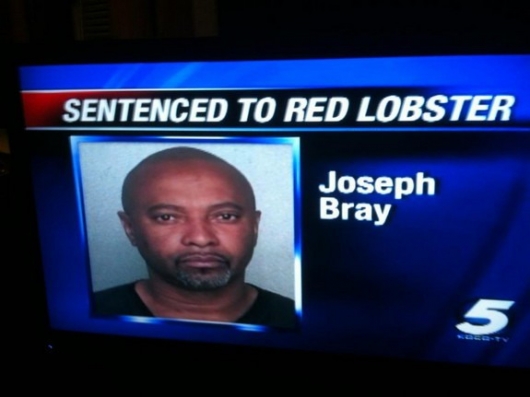 Sentenced to red lobster