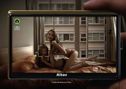 Nikon face detection ad