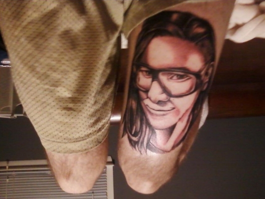 Skrillex tattoo