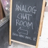 Analog chat room