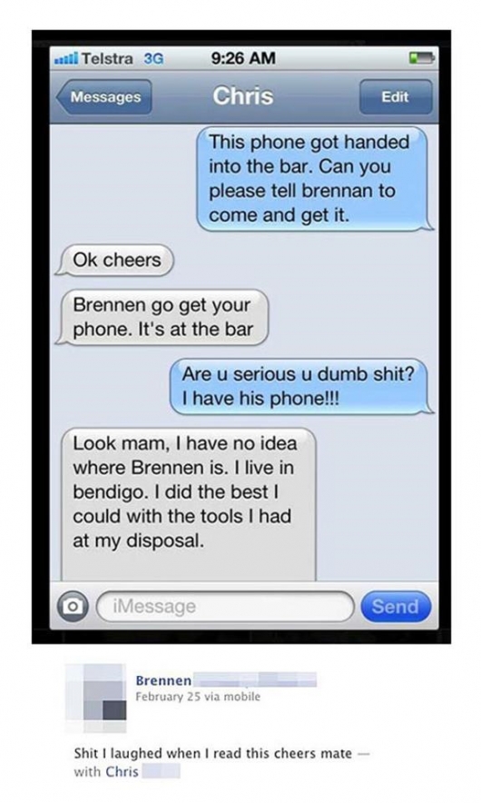 Brennan's phone