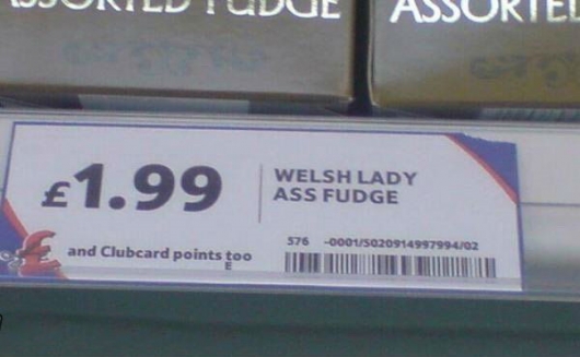 Welsh lady ass fudge