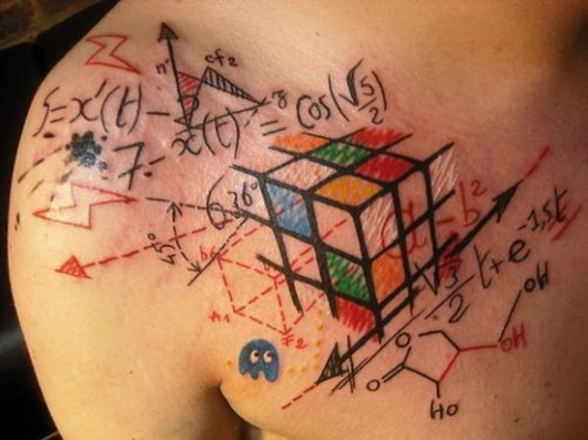 Awesome geek tattoo Awesome geek tattoo
