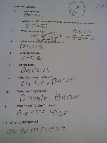 Bacon test