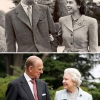 Then and now: Prince Philip and Queen Elisabeth II