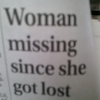 Woman missing Woman missing