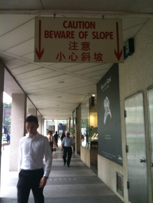 Beware of slope