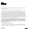 Passport rejection letter