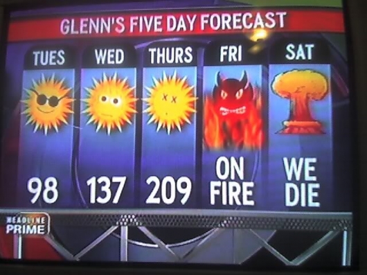 The weather forecast