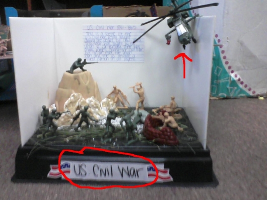 Civil War diorama fail