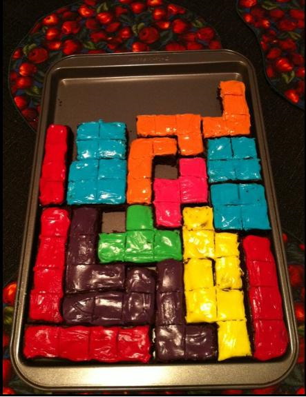 Tetris cake