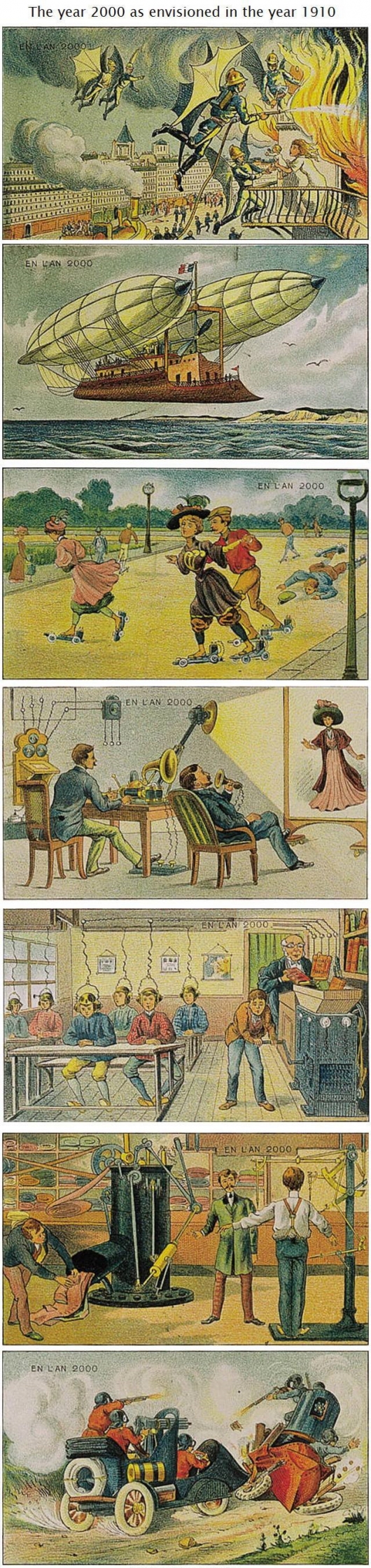 The year 2000 envisioned in the year 1910