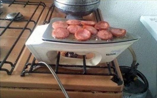 Ironing sausages