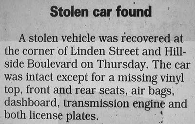 Stolen car found