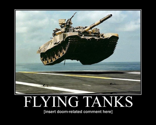 Flying tanks
