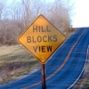 Hill blocks view