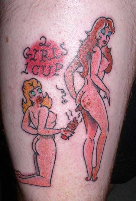 2 girls, 1 cup tattoo