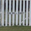 Dog will bight