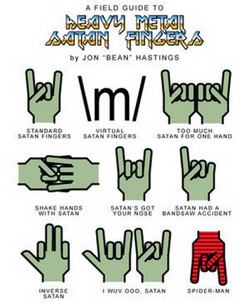 Heavy Metal Satan Fingers