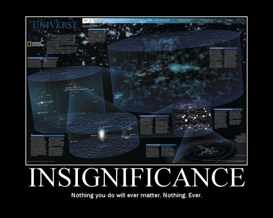 Insignificance motivational poster