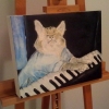 Keyboard Cat painting Keyboard Cat painting