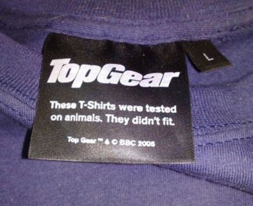 T-shirt label