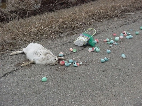 The Easter Bunny is dead