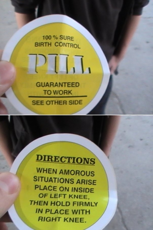 Birth control pill instructions