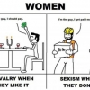 Cavalry vs sexism