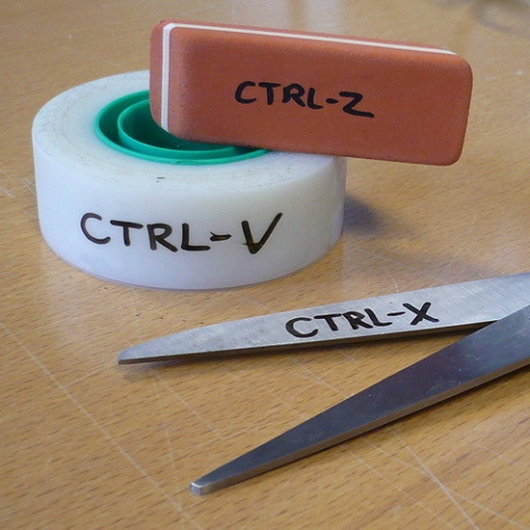 Ctrl-Z, Ctrl-V, Ctrl-X