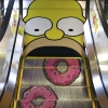 Homer Simpson donut escalator