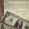 Christmas lottery ticket