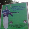 Condom protects the soldier