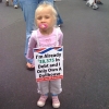 Young protester