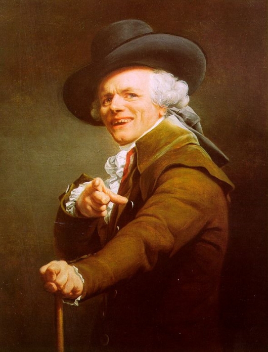 Joseph Ducreux self portrait, 1793 - Really funny pictures collection