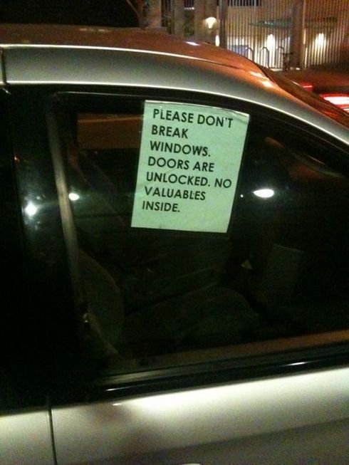 Please don't break windows - Really funny pictures collection on