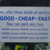 Good - cheap - fast Good - cheap - fast