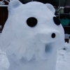 Pedobear snowman Pedobear snowman