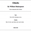 The short version of Othello