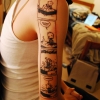 Calvin and Hobbes tattoo Calvin and Hobbes tattoo